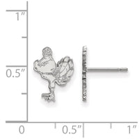 14kw  Virginia Tech Small Post Earrings
