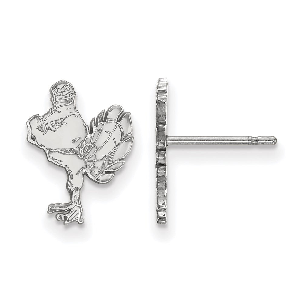 14kw  Virginia Tech Small Post Earrings