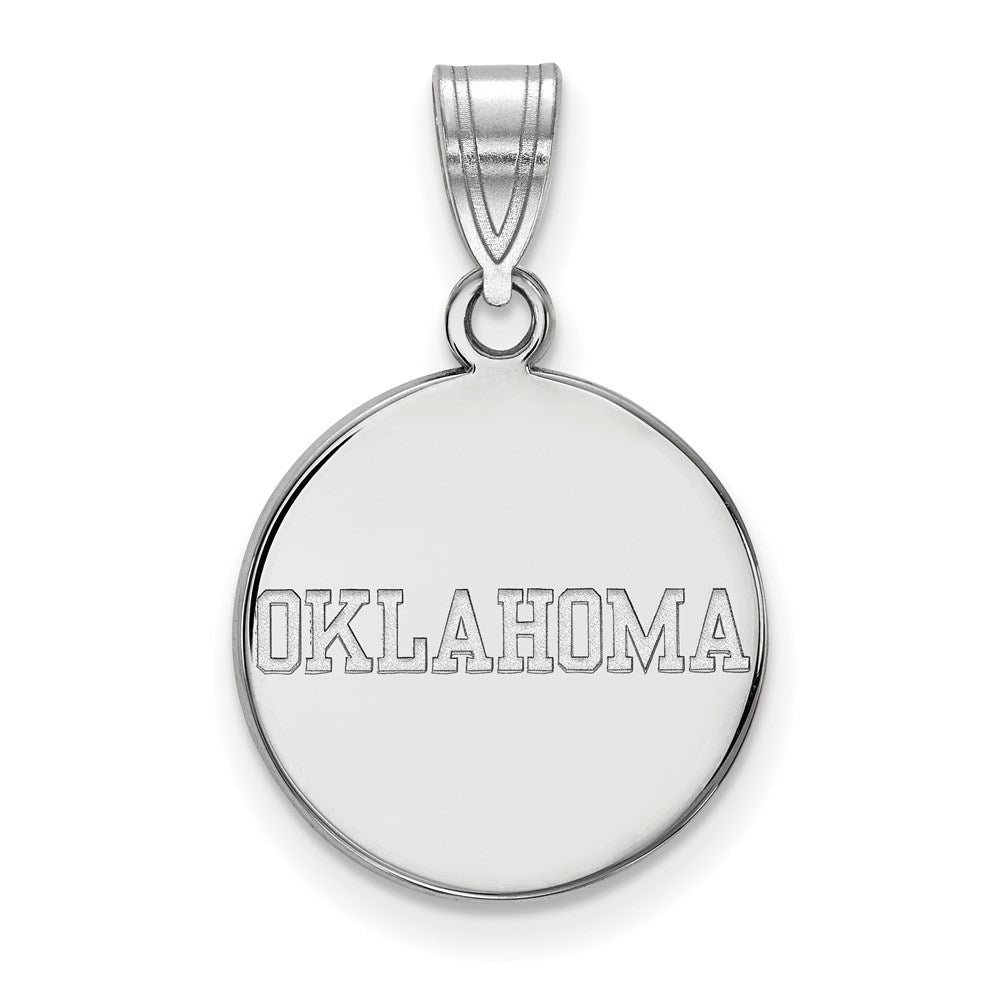 14kw  University of Oklahoma Medium Disc Pendant