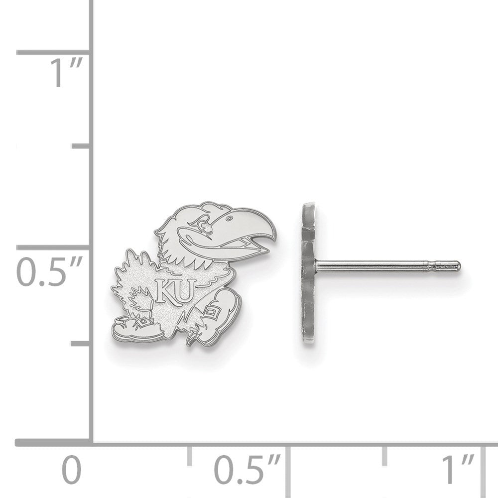14kw  University of Kansas XS Post Earrings