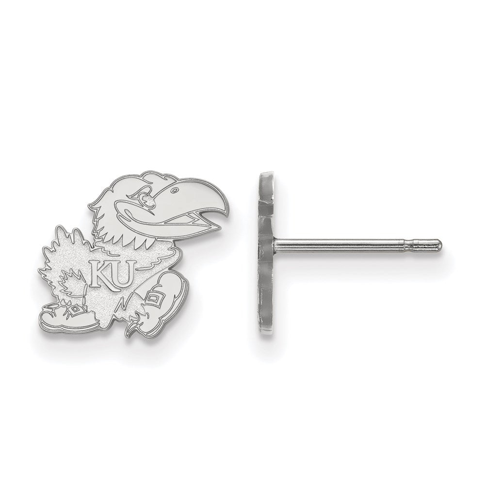 14kw  University of Kansas XS Post Earrings