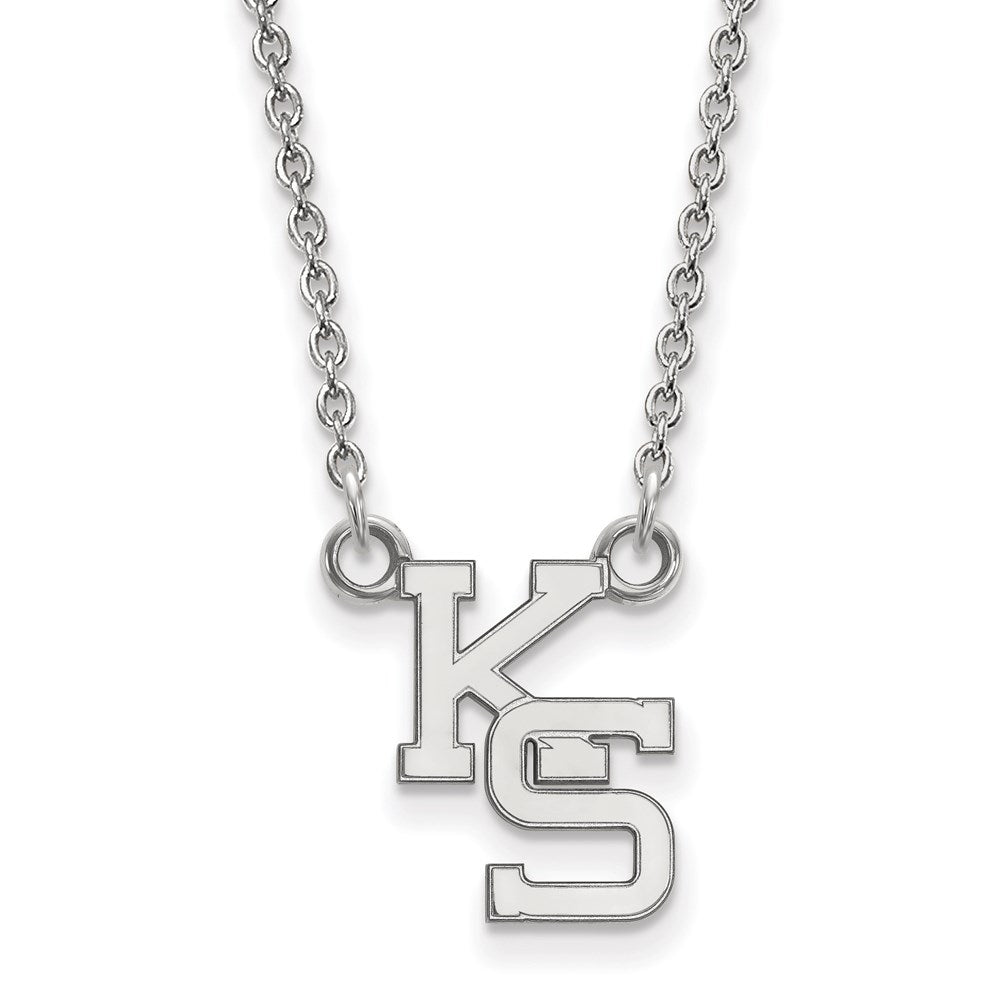14kw  Kansas State University Small Pendant w/Necklace