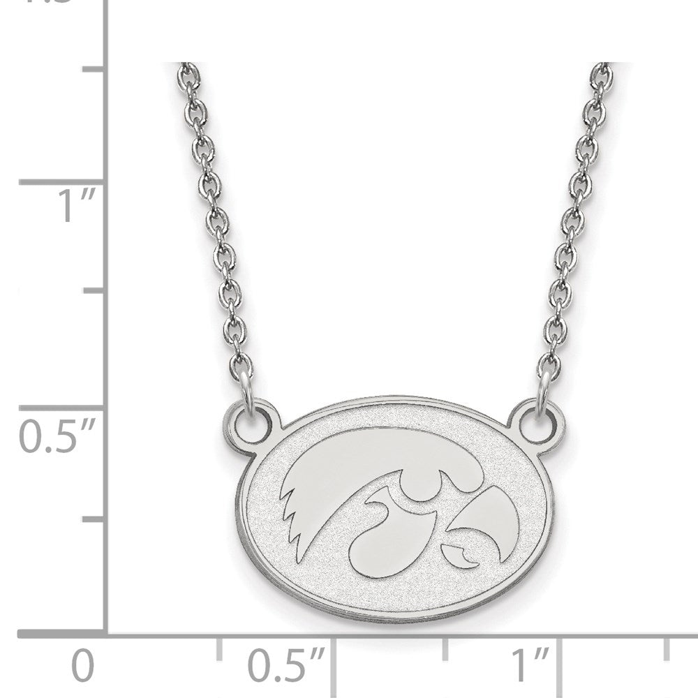 14kw  University of Iowa Small Pendant w/Necklace