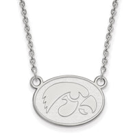 14kw  University of Iowa Small Pendant w/Necklace