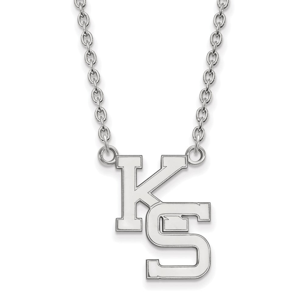 14kw  Kansas State University Large Pendant w/Necklace