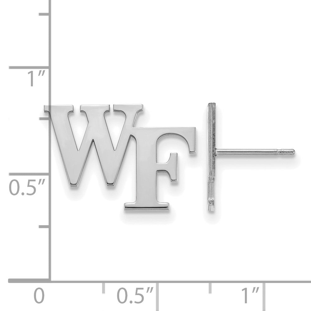 14kw  Wake Forest University Small Post Earringss
