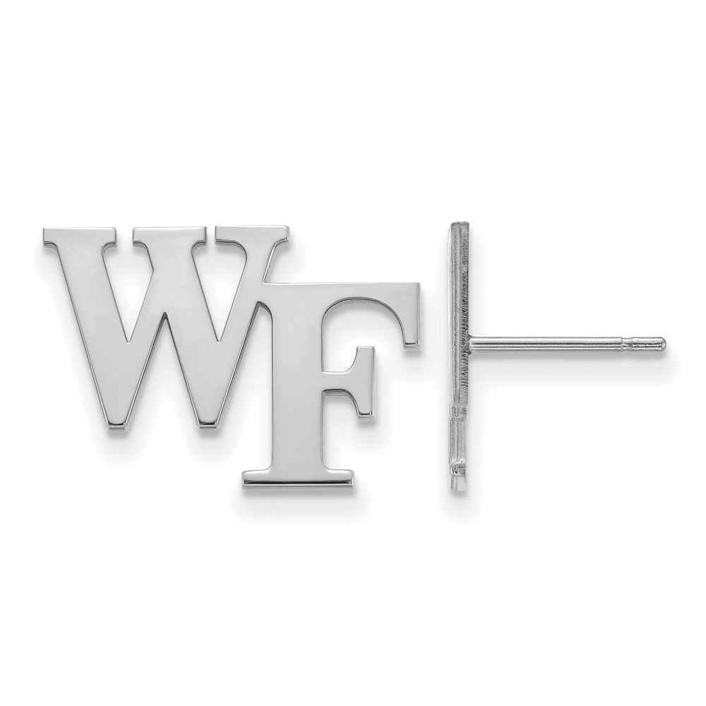 14kw  Wake Forest University Small Post Earringss