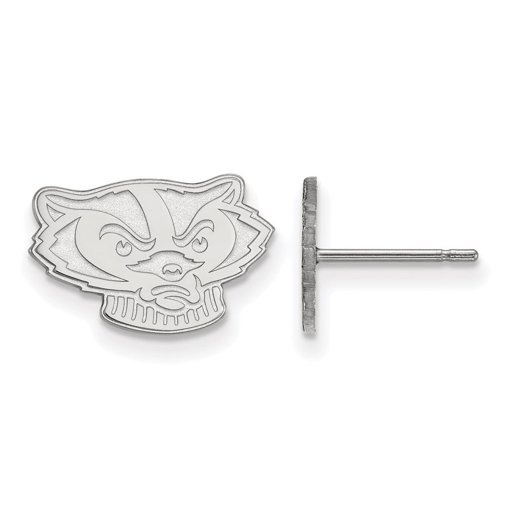 14kw  University of Wisconsin Xs Post Earrings
