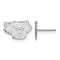 14kw  University of Wisconsin Xs Post Earrings