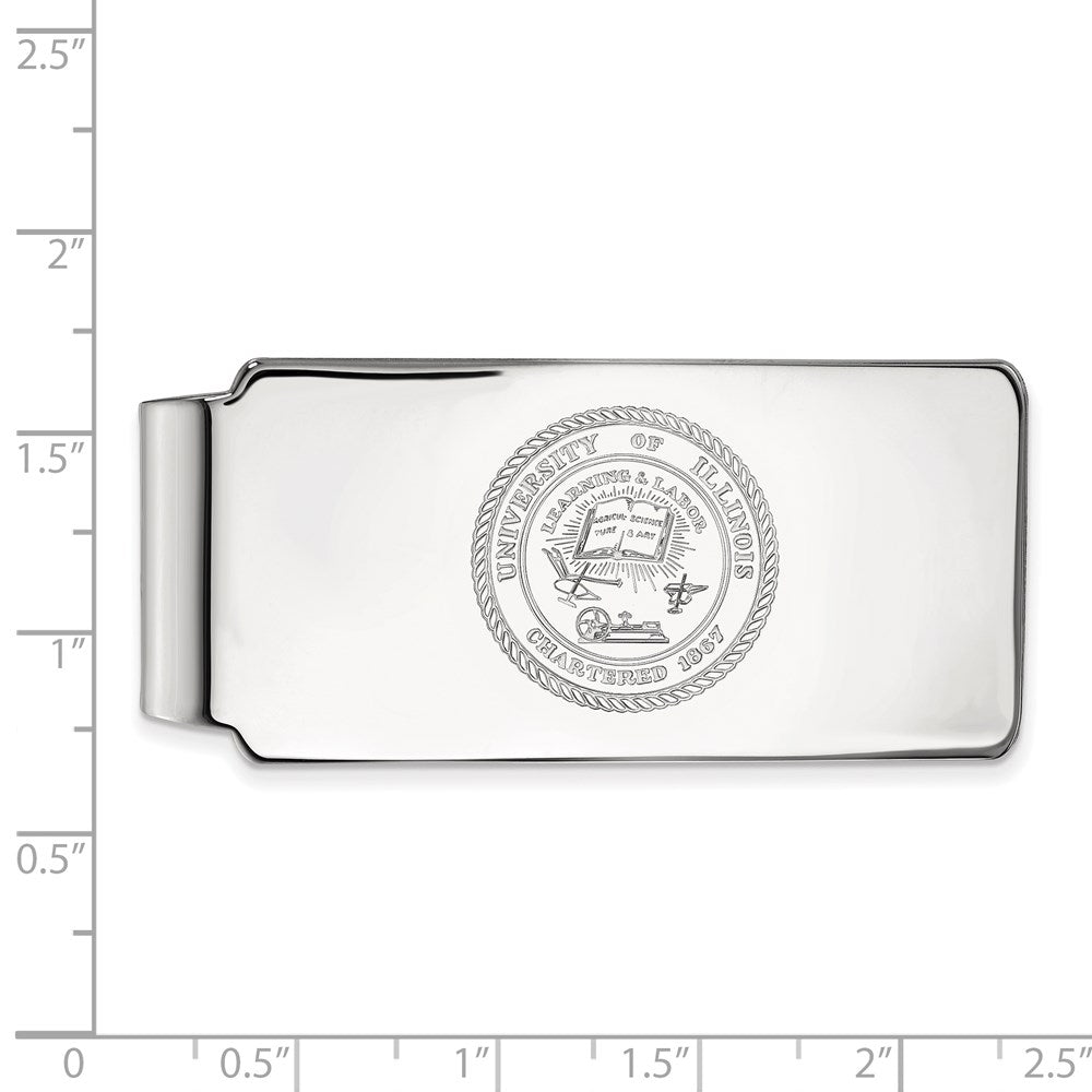 14kw  University of Illinois Crest Money Clip