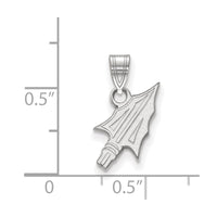 14k White Gold  Florida State University Small Pendant