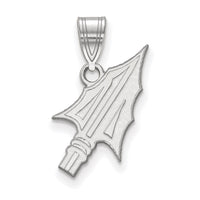 14k White Gold  Florida State University Medium Pendant