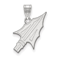14k White Gold  Florida State University Large Pendant