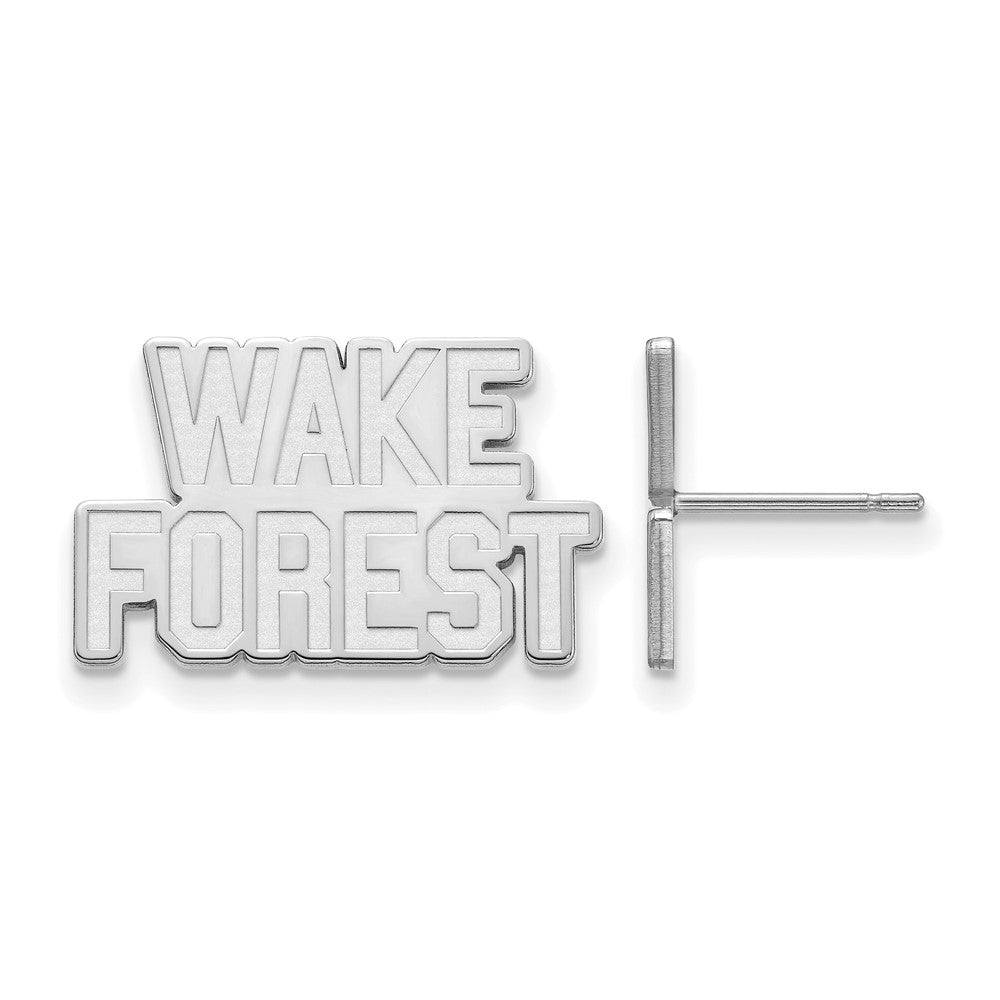 14kw  Wake Forest University Small Post Earringss