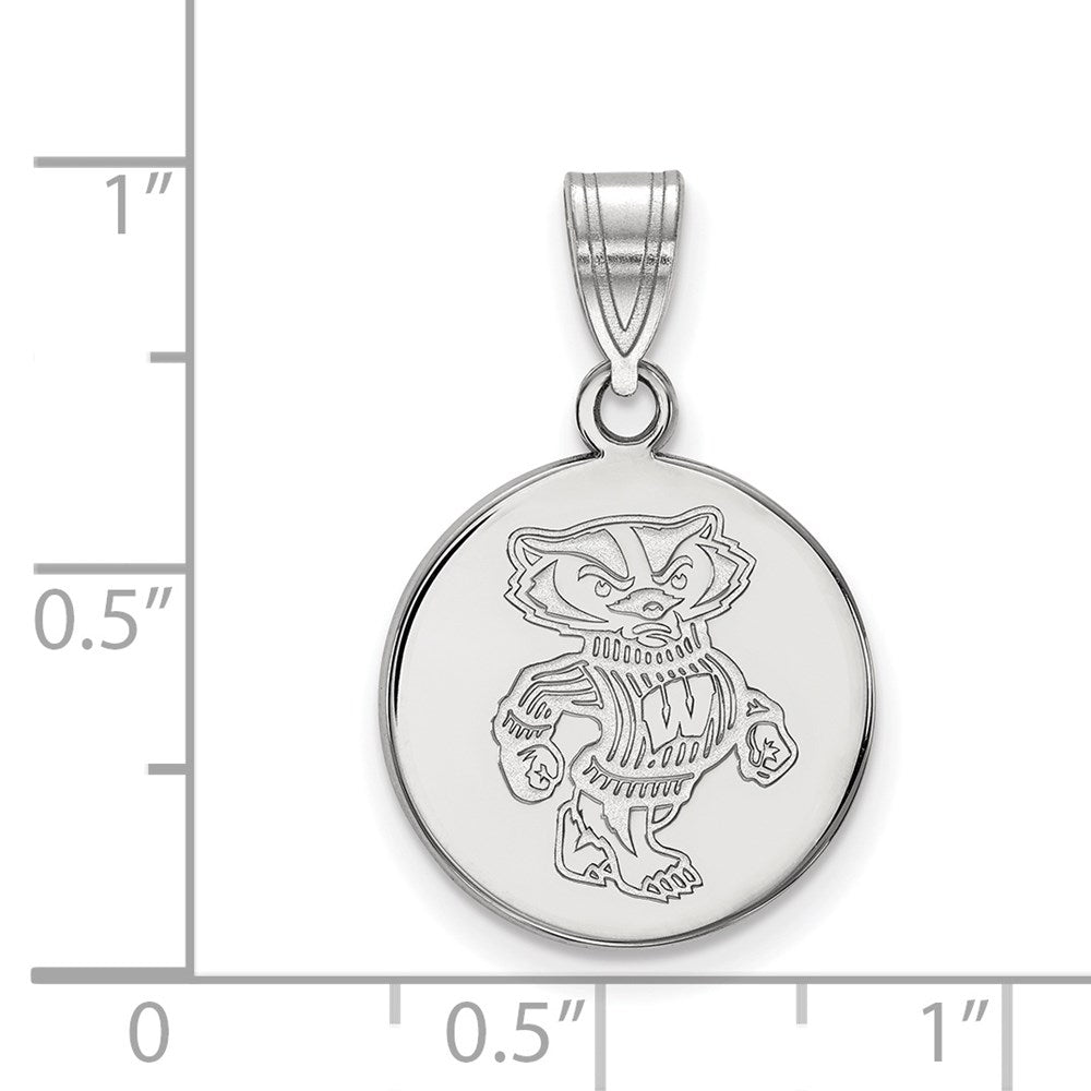 14kw  University of Wisconsin Medium Disc Pendant