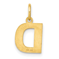 14ky Letter D Initial Pendant