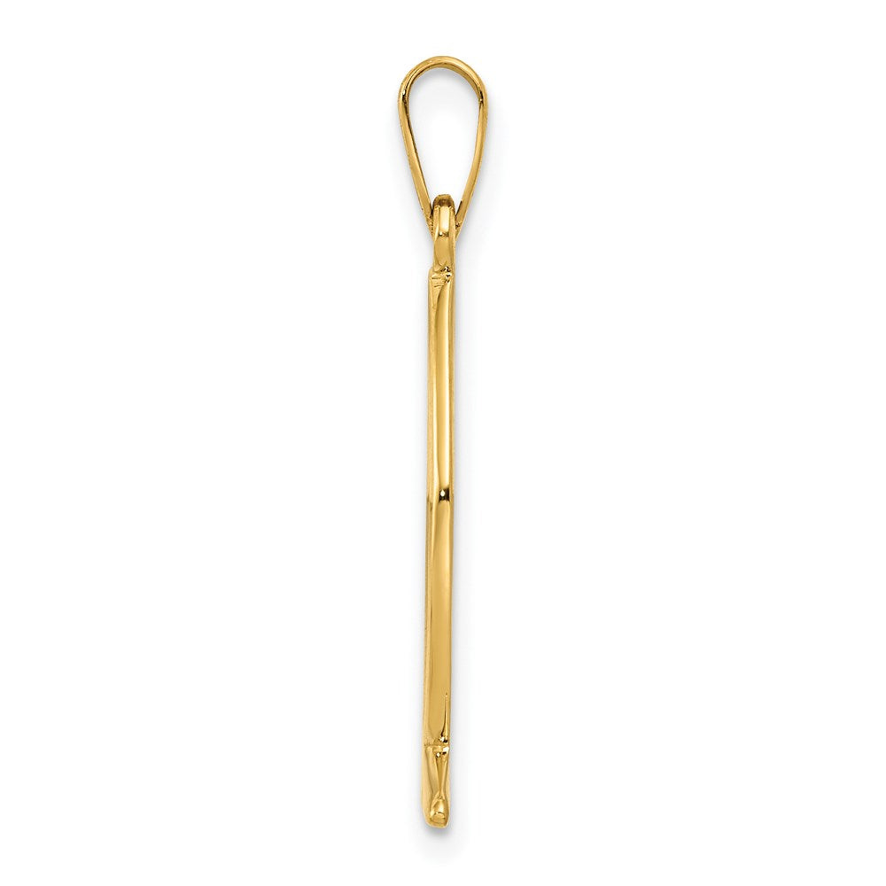 14k Ichthus Fish Charm 2