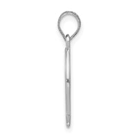 14k White Gold Ichthus Fish Pendant 2