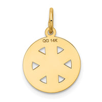 14k Small EMT Medical Charm